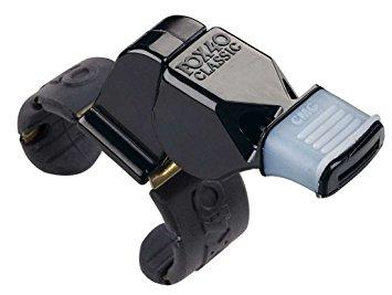 Fox 40 Whistle Classic CMG Official Fingergrip-Black product image 1, provided for visual reference and product detail review