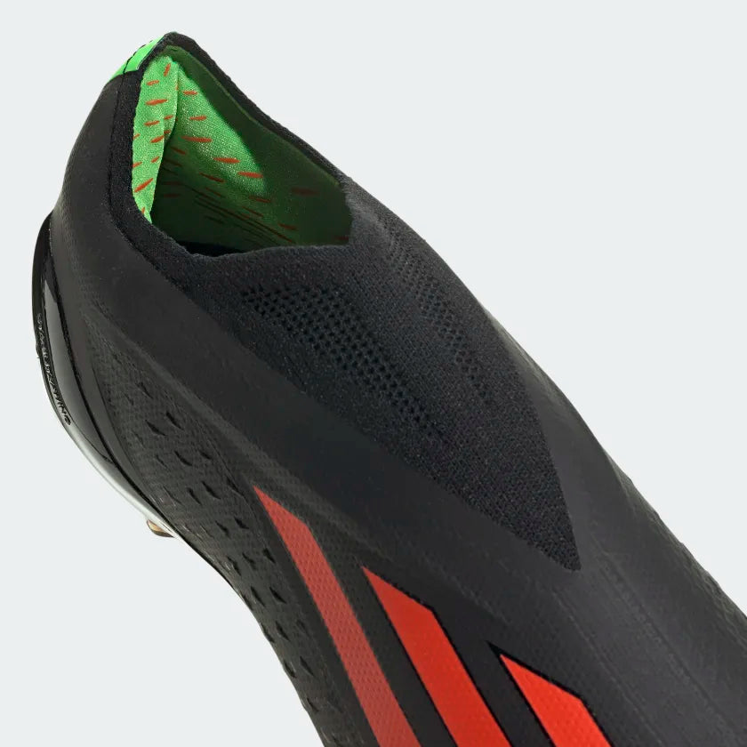 ADIDAS X SPEEDPORTAL + FG-Core Black / Solar Red / Solar Green product image 3, provided for visual reference and product