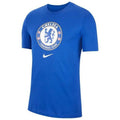 Nike Chelsea FC Soccer Evergreen Crest T-Shirt product image 1, provided for visual reference and product detail review