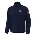 Chicago Cubs Americana 250th Anniversary USA Navy Brisk 1/4 Zip Pullover Windbreaker Jacket product image 1, provided for
