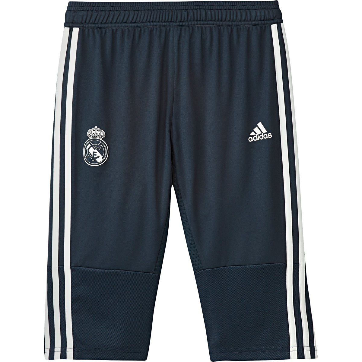 Adidas Youth Real Madrid 3/4 Pants product image 1, provided for visual reference and product detail review