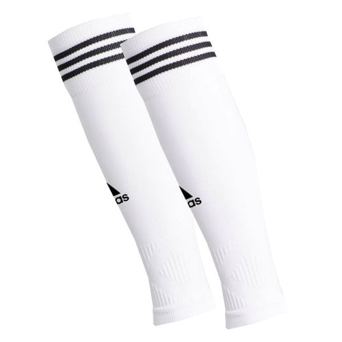 Adidas Alphaskin Calf Sleeve Soccer Socks - White product image 1, provided for visual reference and product detail review