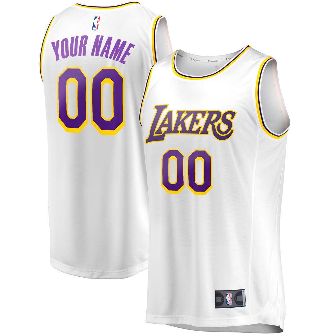 Los Angeles Lakers Fanatics Fast Break Custom Replica product image 1