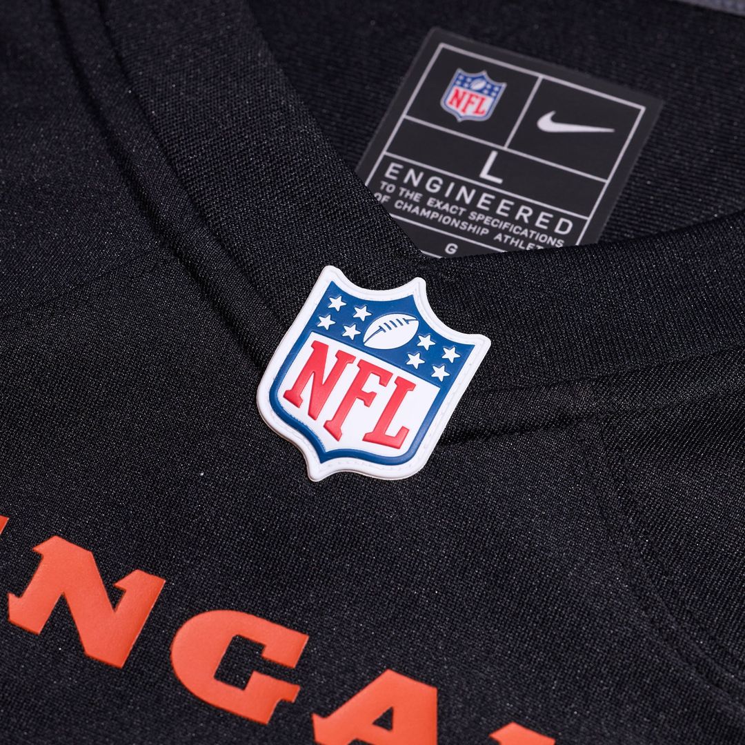 Cincinnati Bengals DJ Ivey Nike Black Game Jersey product image 4