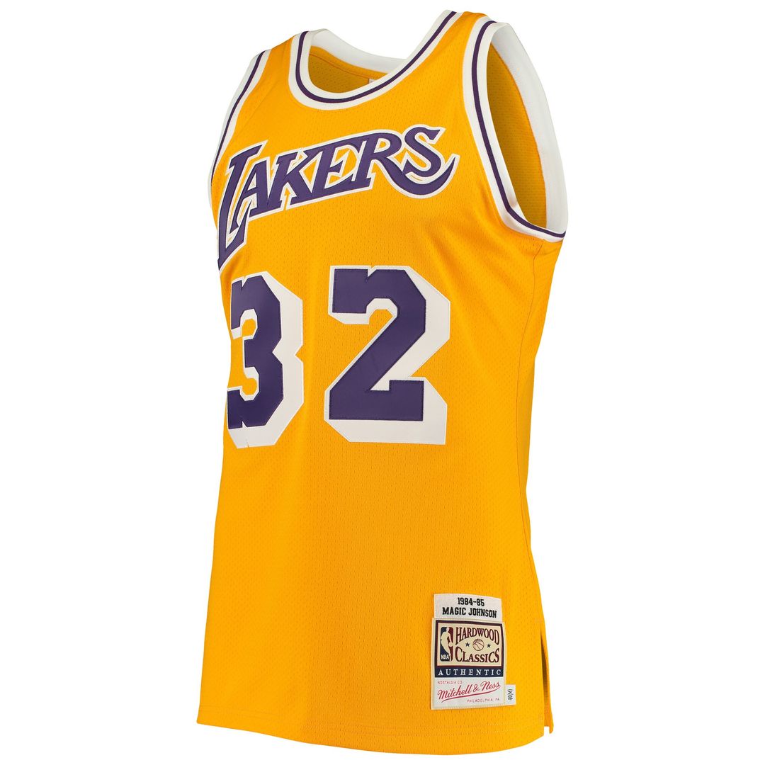 Los Angeles Lakers Magic Johnson Mitchell & Ness 1984/85 product image 2