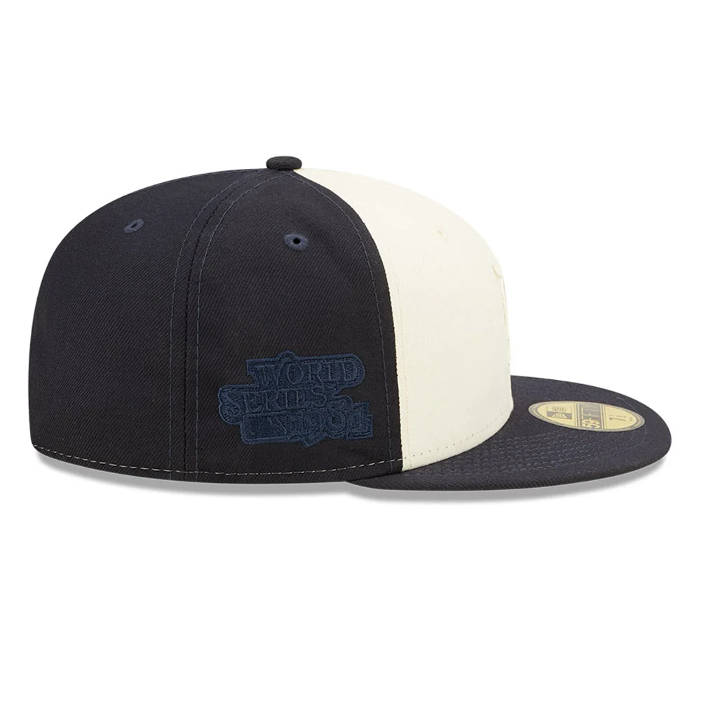 New Era Detroit Tigers 2-Tone 59Fifty Fitted Hat-Navy/Cream product image 5, provided for visual reference and product