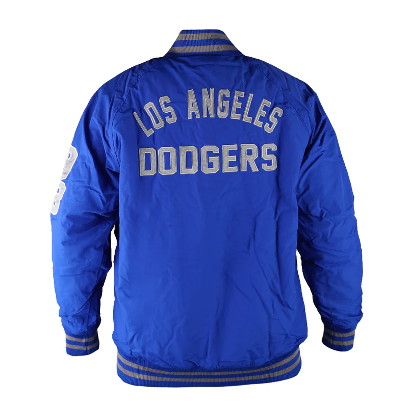 New Era Los Angeles Dodgers Snap Varsity Jacket product image 2, provided for visual reference and product detail review