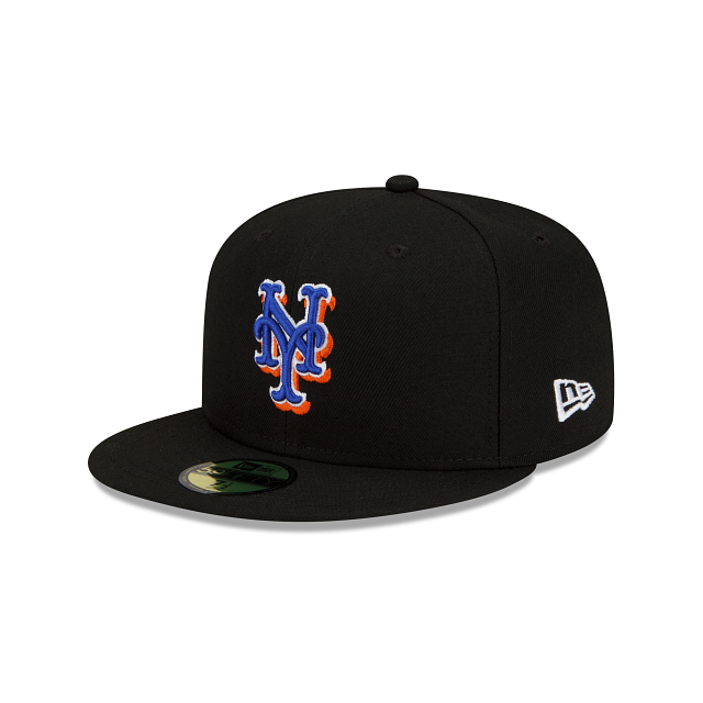 New York Mets Alternate Authentic Collection 59Fifty Fitted-On-Field Collection-Black product image 1, provided for visual