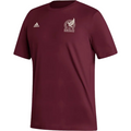 ADIDAS Mexico Spirit T-Shirt 2022 - Maroon product image 1, provided for visual reference and product detail review