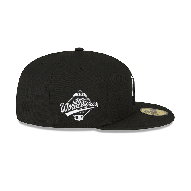 New Era Florida Marlins 1997 World Series Side Patch 59Fifty Fitted-Black/White product image 3, provided for visual