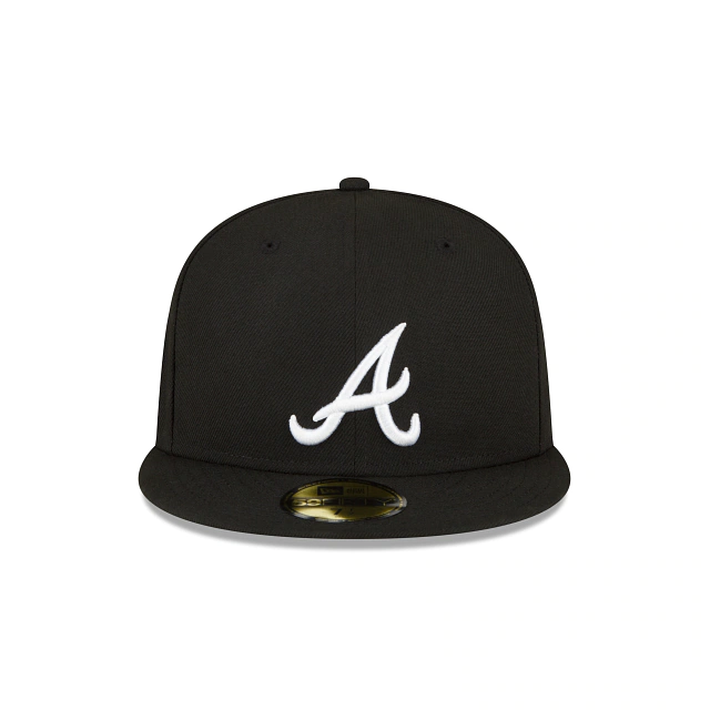 New Era Atlanta Braves 1995 World Series Side Patch 59Fifty Fitted-Black/White product image 2, provided for visual