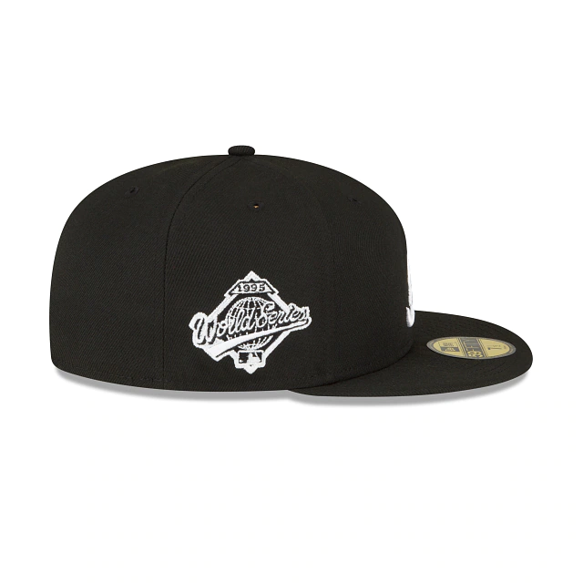 New Era Atlanta Braves 1995 World Series Side Patch 59Fifty Fitted-Black/White product image 3, provided for visual