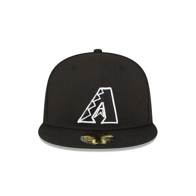 New Era Arizona Diamondbacks Home 2001 World Series Fitted 59Fifty-Blk/Whi product image 2, provided for visual reference