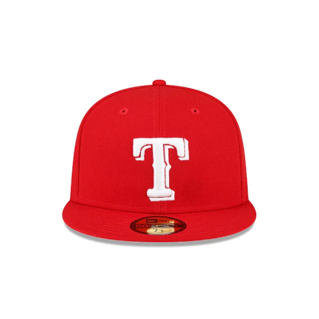 New Era Texas Rangers All-Star Sidepatch 59Fifty Fitted-Scarlet product image 2, provided for visual reference and product