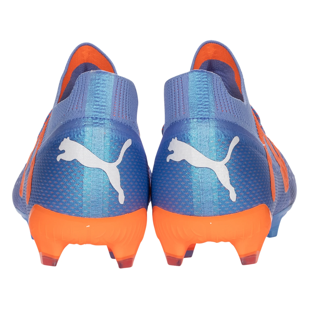 Puma Future Ultimate FG/AG-Blue Glimmer-PUMA White-Ultra Orange product image 3, provided for visual reference and product