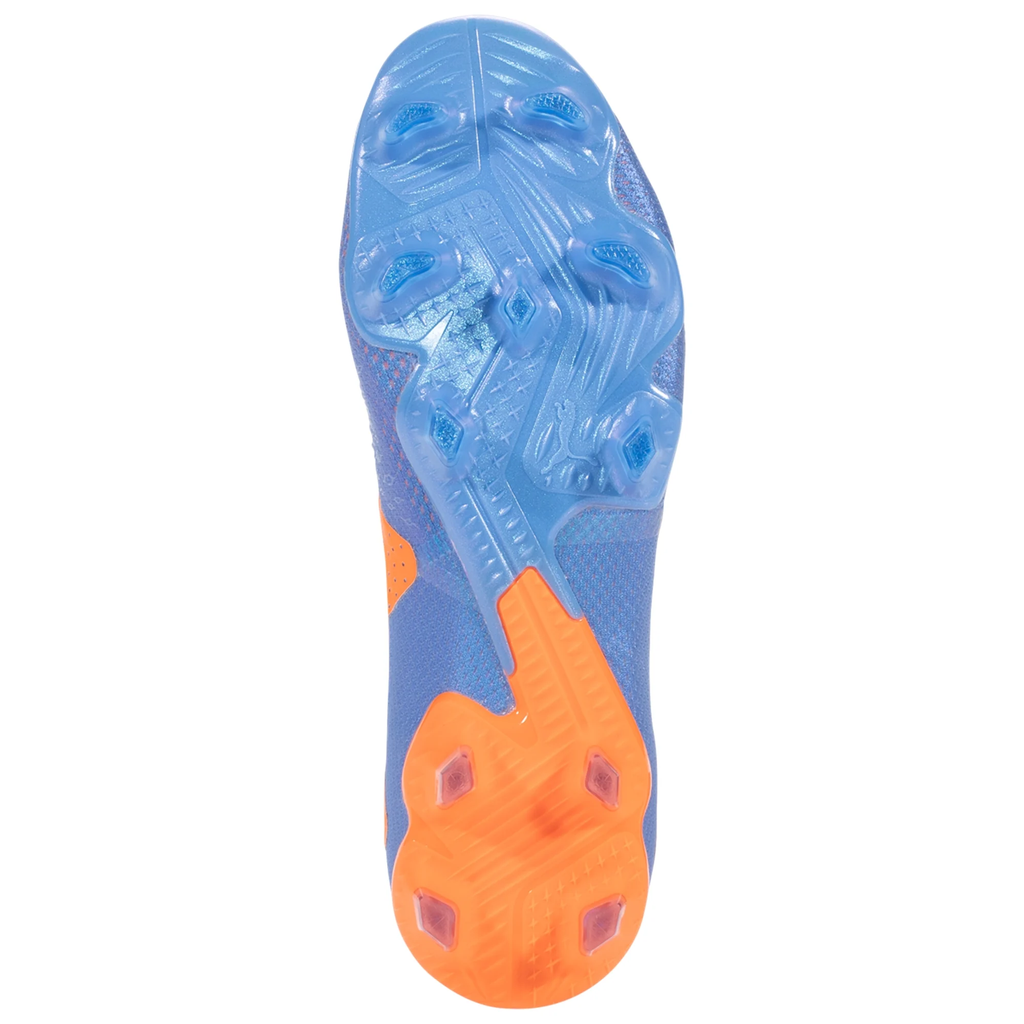 Puma Future Ultimate FG/AG-Blue Glimmer-PUMA White-Ultra Orange product image 5, provided for visual reference and product