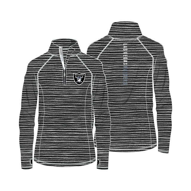 New Era Women Las Vegas Raiders 1/4 Zip product image 1, provided for visual reference and product detail review