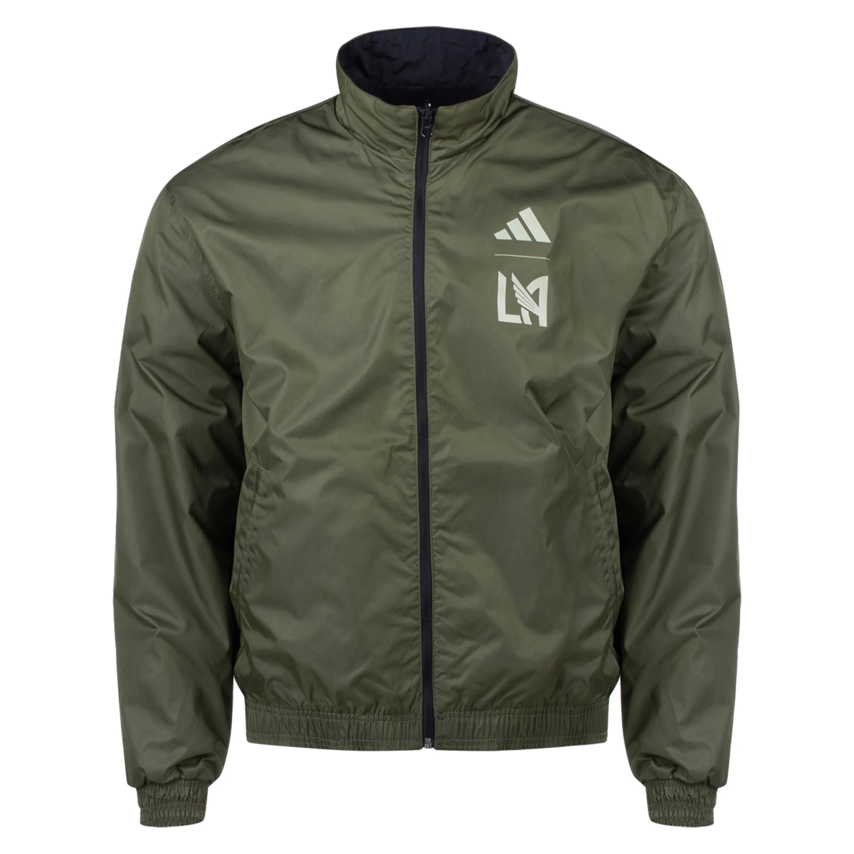 Adidas Lafc Reversible Anthem Jacket product image 2, provided for visual reference and product detail review