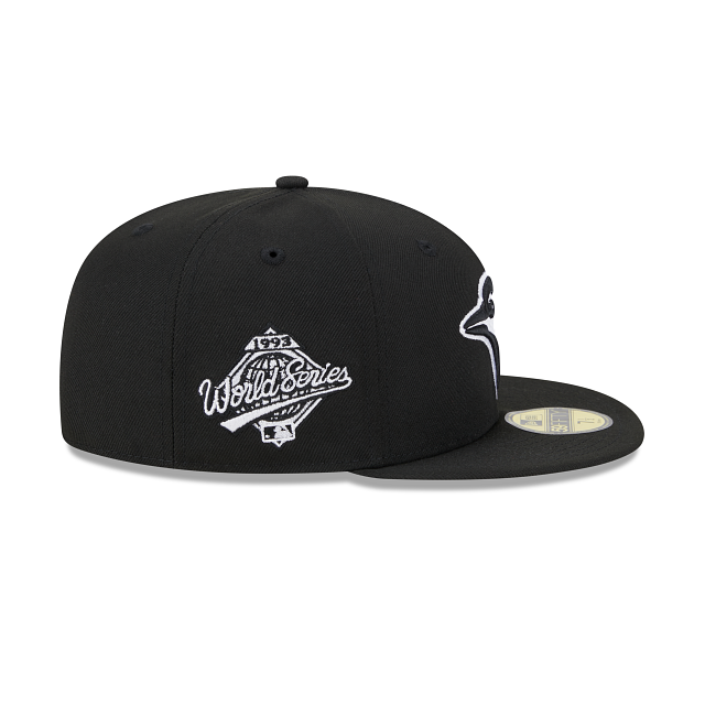 New Era Toronto Blue Jays 1993 World Series 59Fifty Fitted -Black/White product image 2, provided for visual reference and
