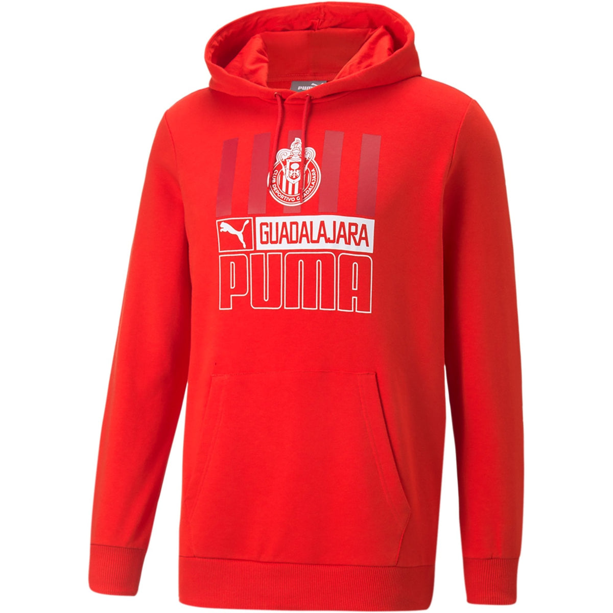 Puma Chivas Core Hoodie 22/23 - Red product image 1, provided for visual reference and product detail review