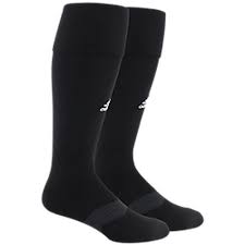Adidas Metro 6 OTC Soccer Sock-BLACK product image 1, provided for visual reference and product detail review