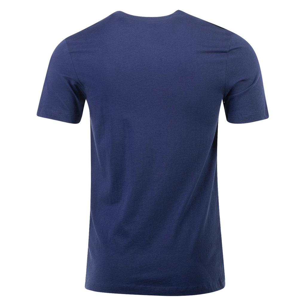 Nike Men Paris Saint-Germain Crest Soccer T-Shirt-Navy product image 2, provided for visual reference and product detail