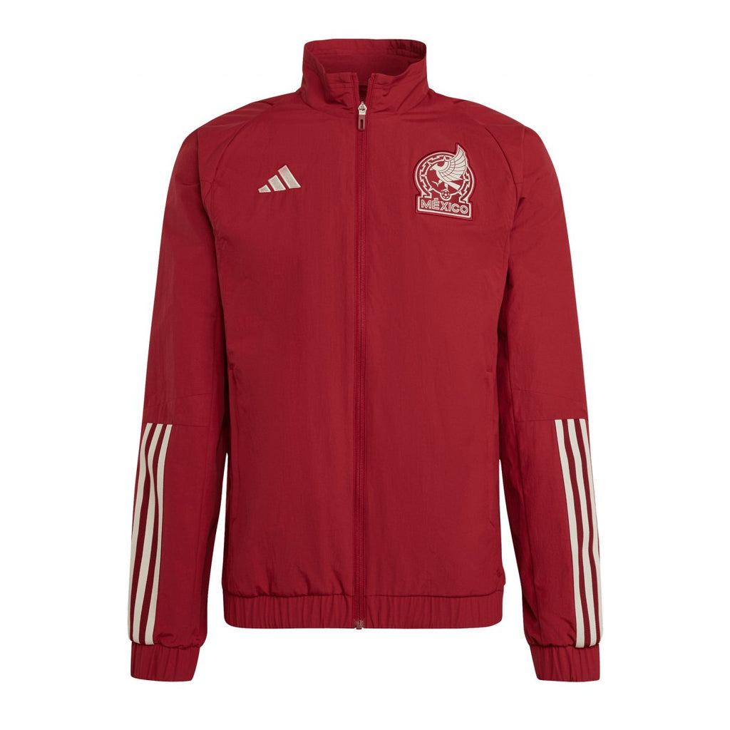 Adidas Men Mexico Tiro 23 Presentation Jacket-Burgundy product image 1, provided for visual reference and product detail