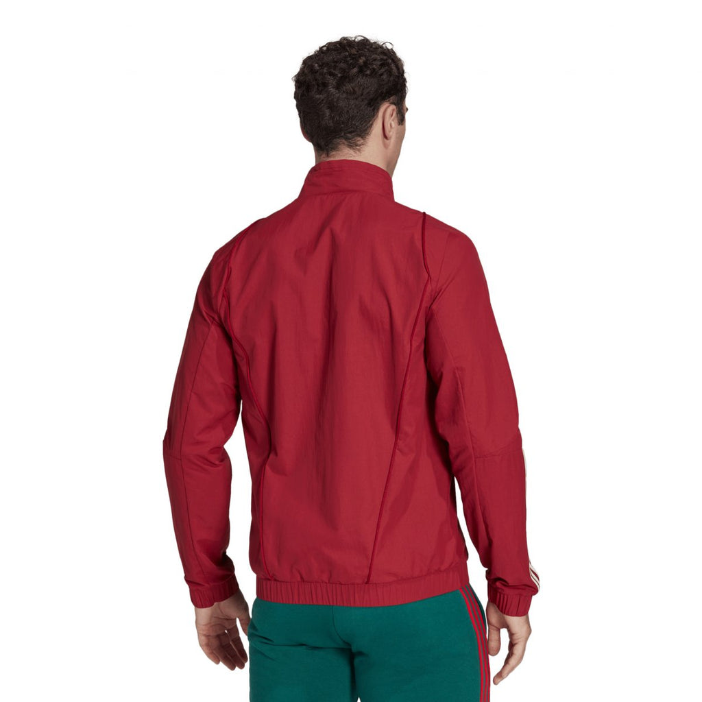 Adidas Men Mexico Tiro 23 Presentation Jacket-Burgundy product image 2, provided for visual reference and product detail