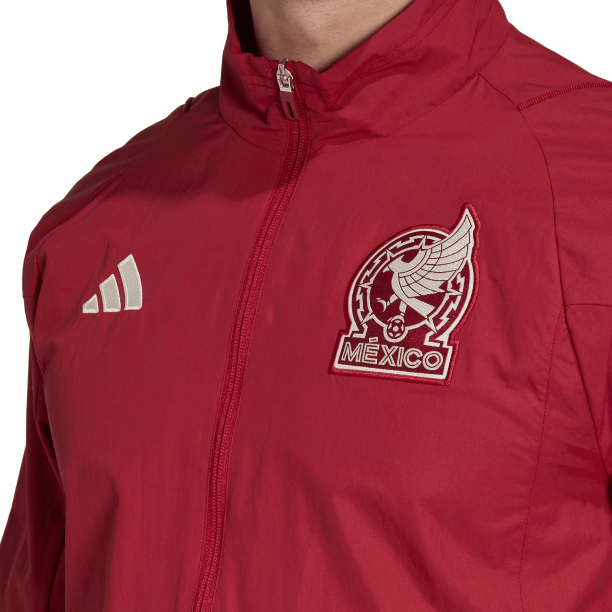 Adidas Men Mexico Tiro 23 Presentation Jacket-Burgundy product image 3, provided for visual reference and product detail