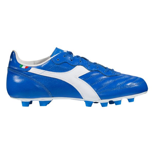 Diadora Brasil Italy LT MDPU FG - Royal/White product image 1, provided for visual reference and product detail review