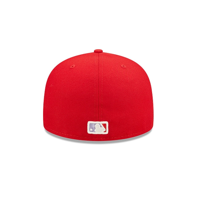 New Era St. Louis Cardinals 2006 World Seriers Patch Pop Sweat 59Fifty Fitted Lilac Bottom product image 2, provided for