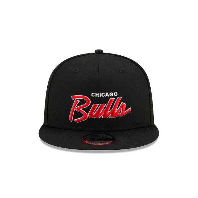 Chicago Bulls New Era Script Up Edition 9FIFTY Snap Hat product image 3, provided for visual reference and product detail