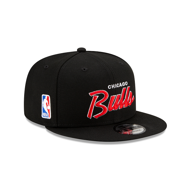 Chicago Bulls New Era Script Up Edition 9FIFTY Snap Hat product image 2, provided for visual reference and product detail