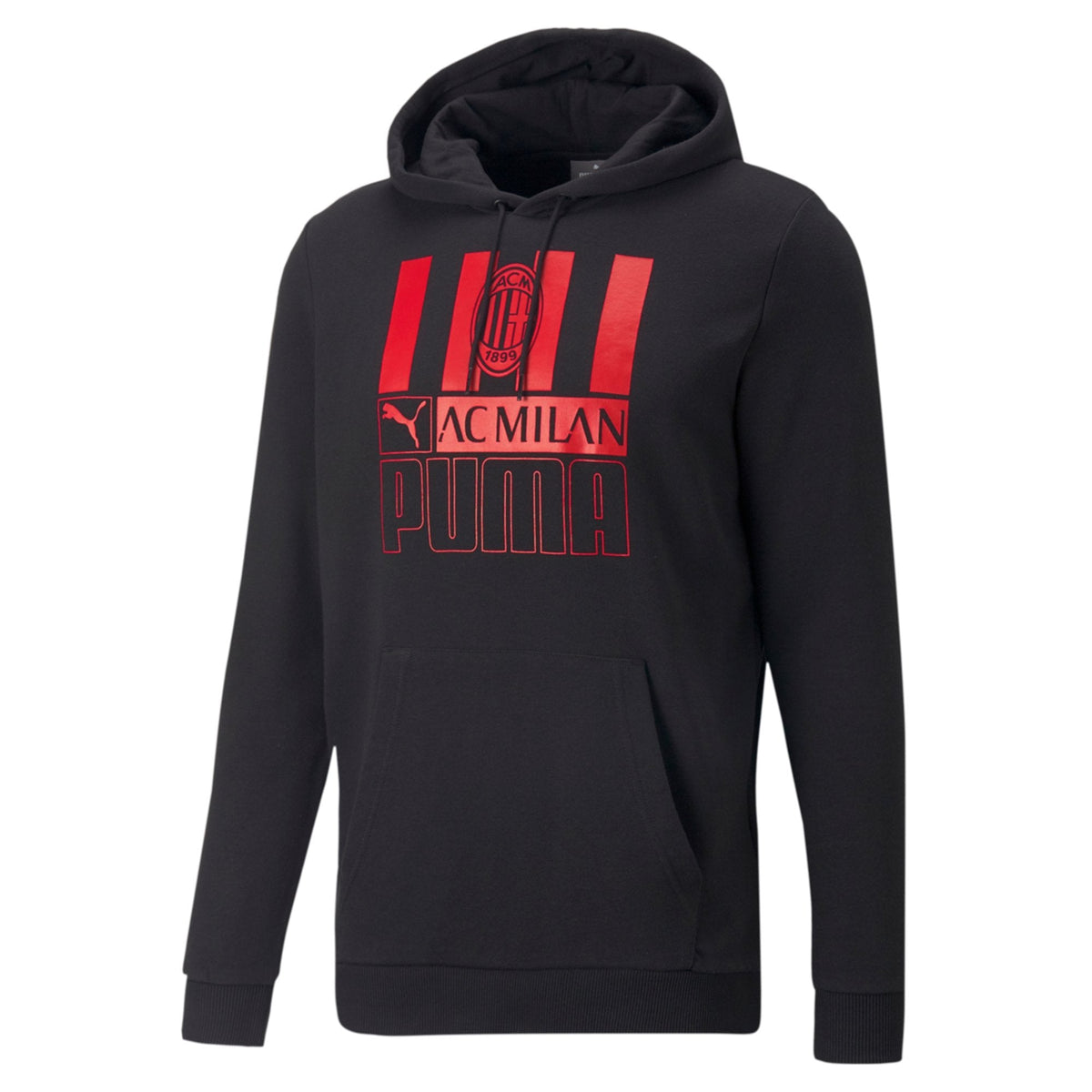 Puma AC Milan Culture Hoodie 22/23 - Black product image 1, provided for visual reference and product detail review