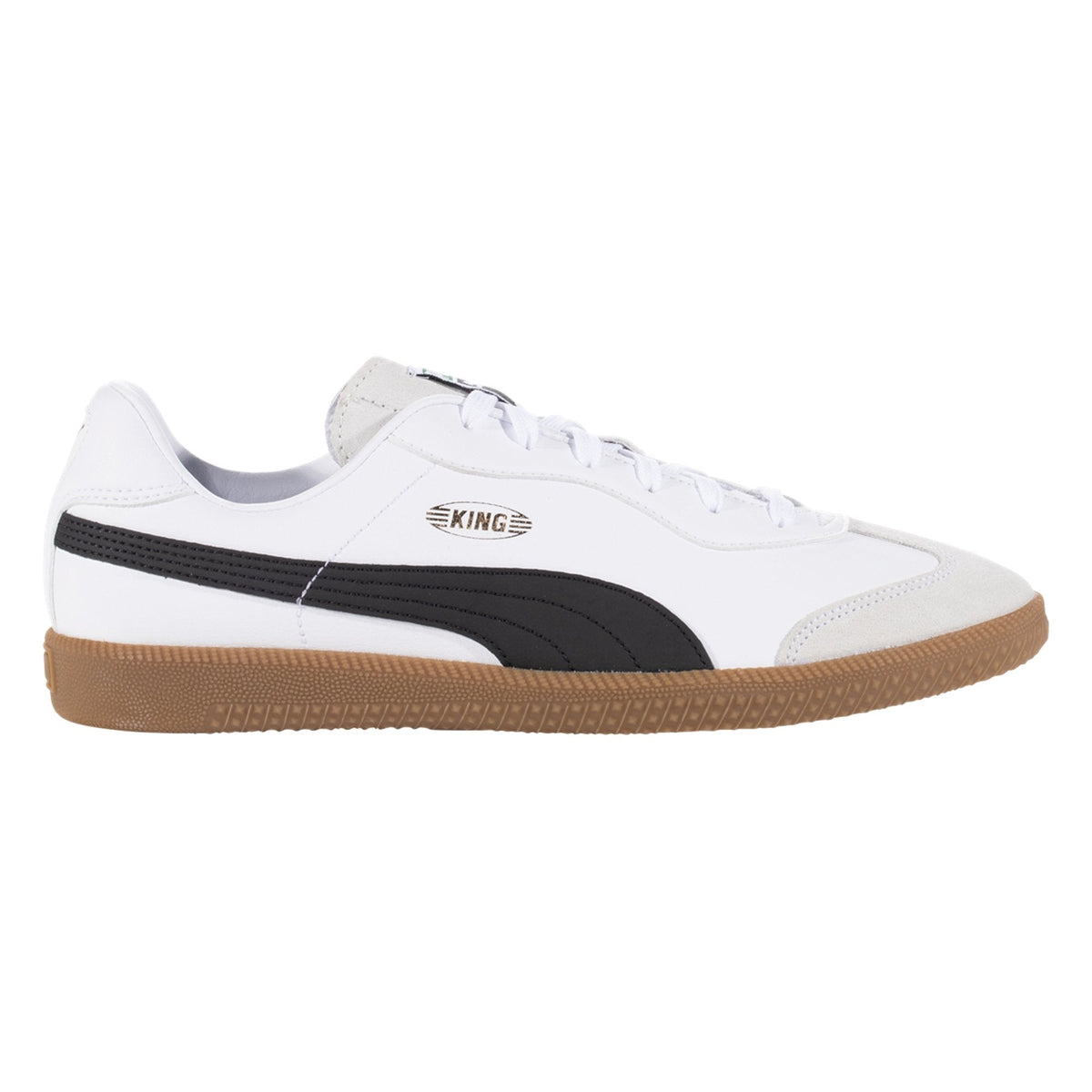 Puma King 21 IC-White/Black product image 1, provided for visual reference and product detail review