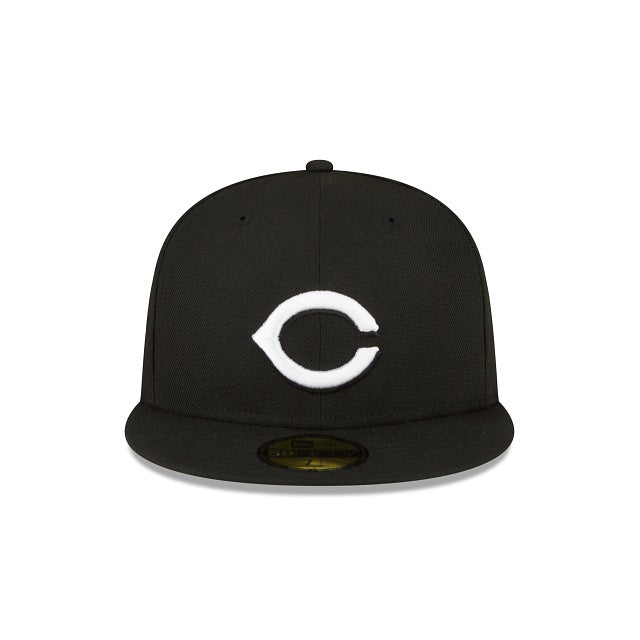 New Era Cincinnati Reds 1990 World Series Side Patch Fitted 59Fifty-Black And White product image 4, provided for visual