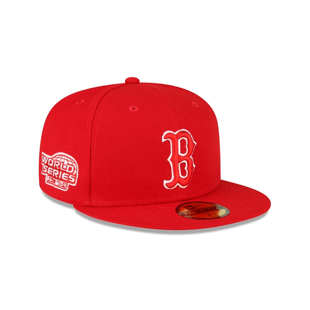 New Era Boston Red Sox 2004 World Series Side Patch 59Fifty Fitted Hat-Scarlet product image 1, provided for visual