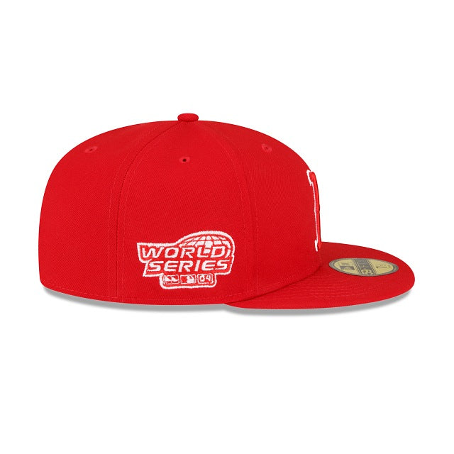 New Era Boston Red Sox 2004 World Series Side Patch 59Fifty Fitted Hat-Scarlet product image 3, provided for visual