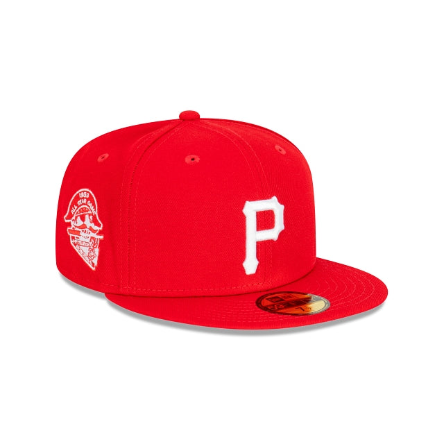 New Era Pittsburgh Pirates All-Star Game Side Patch 59Fifty Fitted-Scarlet product image 1, provided for visual reference