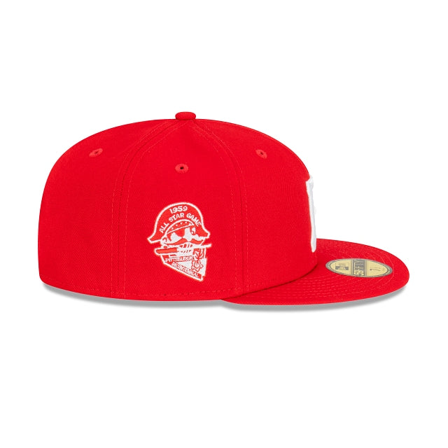 New Era Pittsburgh Pirates All-Star Game Side Patch 59Fifty Fitted-Scarlet product image 3, provided for visual reference
