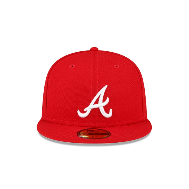 New Era Atlanta Braves 1995 World Series Side Patch 59Fifty Fitted-Scarlet product image 2, provided for visual reference