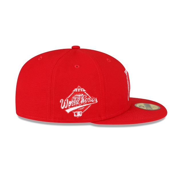 New Era Florida Marlins 1997 World Series Side Patch 59Fifty Fitted-Scarlet product image 3, provided for visual reference