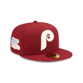 New Era Philadelphia Phillies 1980 World Series Patch Pop Sweat 59FIFTY Fitted Hat product image 1, provided for visual