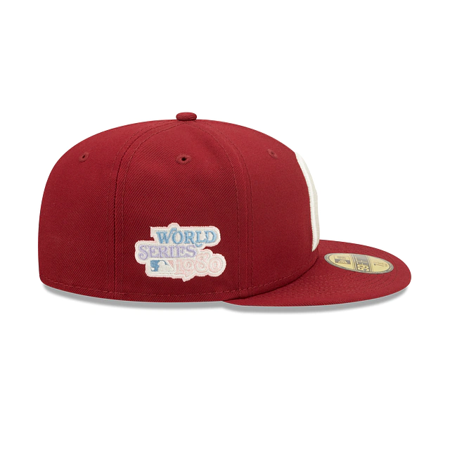 New Era Philadelphia Phillies 1980 World Series Patch Pop Sweat 59FIFTY Fitted Hat product image 2, provided for visual
