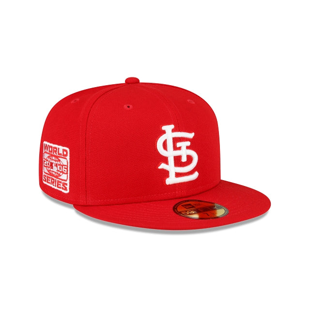 New Era St. Louis Cardinals 2006 World Series Side Patch Fitted 59fifty-Scarlet product image 1, provided for visual