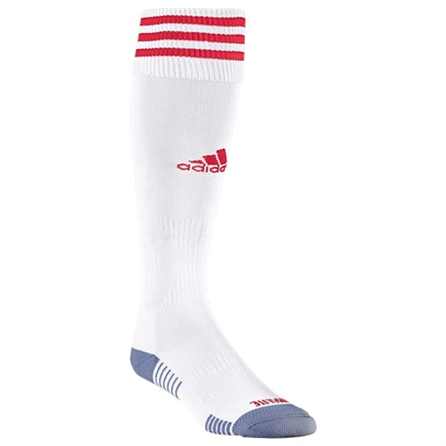 Adidas Copa Zone Cushion Socks-White/Red product image 1, provided for visual reference and product detail review