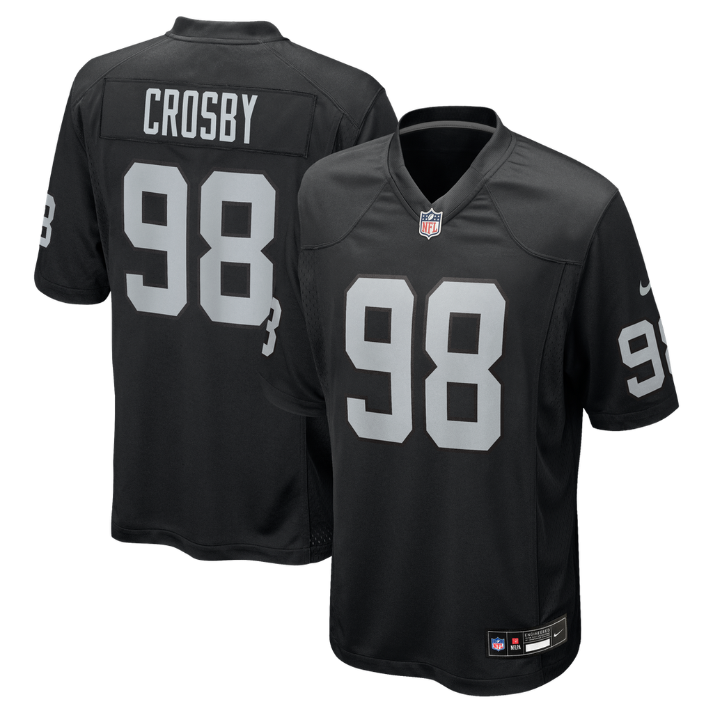 Las Vegas Raiders Maxx Crosby Nike Black Game Jersey product image 9