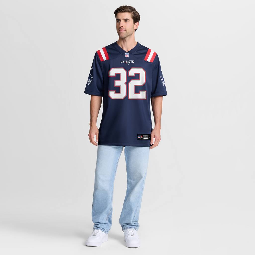 New England Patriots TreVeyon Henderson Nike Navy 2025 NFL product image 15