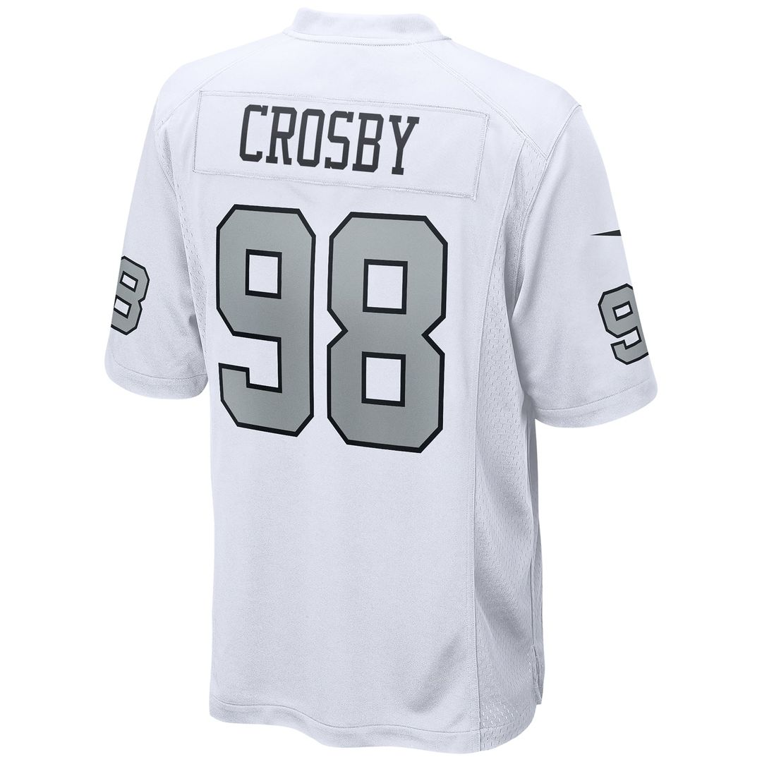 Las Vegas Raiders Maxx Crosby Nike Black Game Jersey product image 19