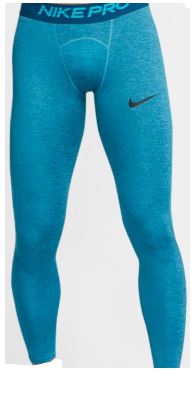 Nike Men Pro Dri-Fit Training Tights - Blue product image 4, provided for visual reference and product detail review